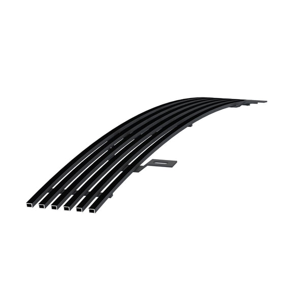 APS Compatible with Ford F-150 2001-2003 Harley Davidson Lower Bumper Stainless Steel SS Black Billet Front Grill Grille Insert F85385H