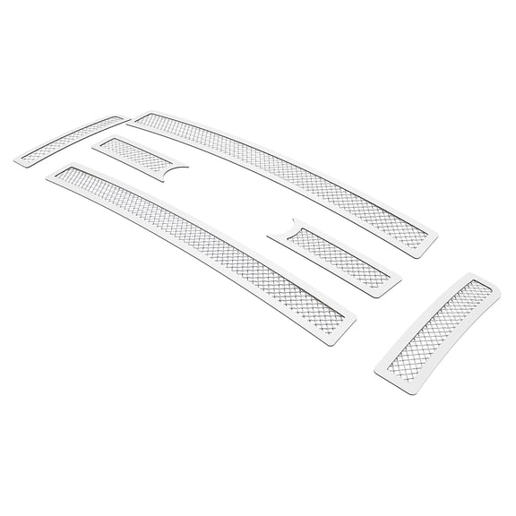 APS Compatible with Ford F-150 2009-2012 Lariat King Ranch Main Upper Stainless Steel Chrome Mesh Front Grill Grille Insert F76788T