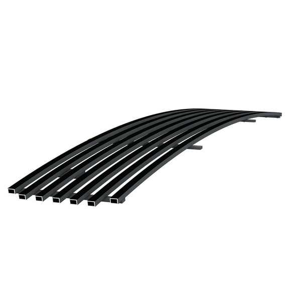 APS Compatible with Ford F-250 F-350 F-450 F-550 2008-2010 Lower Bumper Stainless Steel Black 8x6 Horizontal Billet Front Grill Grille Insert F65328J