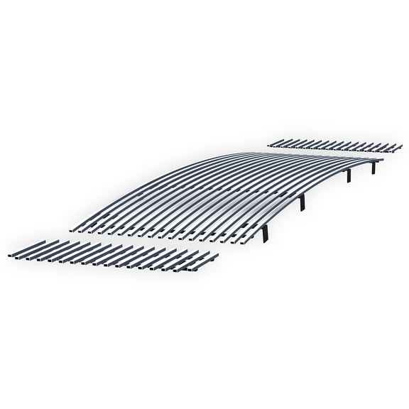 APS Compatible with Ford F-250 F-350 F-450 F-550 2008-2010 Main Upper Stainless Steel Chrome 8x6 Billet Grille Insert F85541S