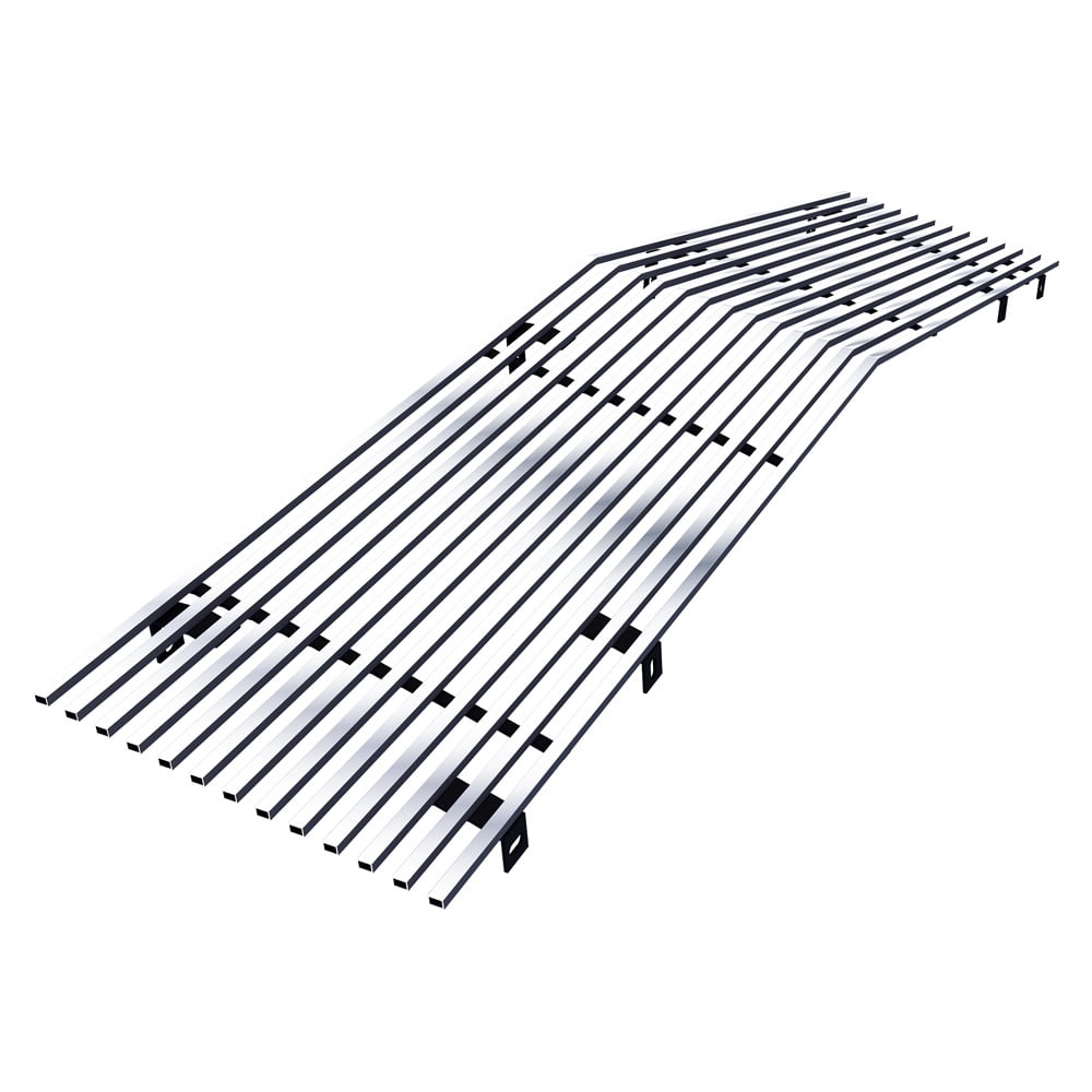 Front Lower Bumper Grille Set For Ford Focus (2012-2014) - 3 Piece Black ABS Mesh Kit 9 thumbnail image