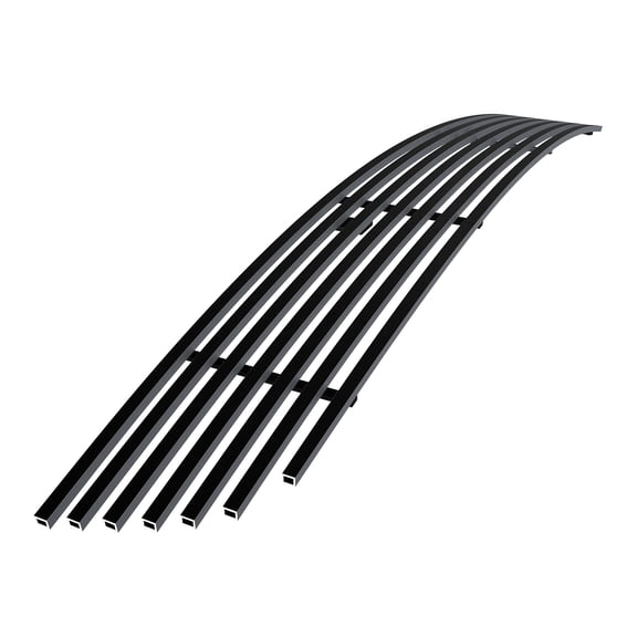 APS Compatible with Ford Mustang GT 2013-2014 Lower Bumper Stainless Steel SS Black Billet Front Grill Grille Insert F65926H