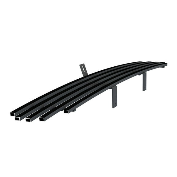 APS Compatible with Ford Ranger 1998-2000 Lower Bumper Stainless Steel SS Black Billet Front Grill Grille Insert F85048H