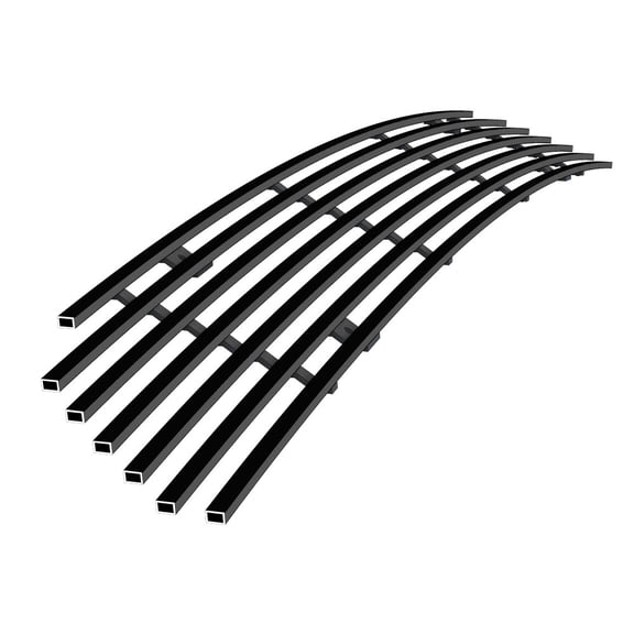 APS Compatible with Honda Accord 2013-2015 Sedan Lower Bumper Stainless Steel SS Black Billet Front Grill Grille Insert H65917H
