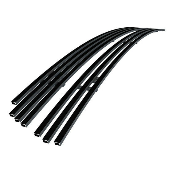 APS Compatible with Honda Civic 2009-2011 Sedan Lower Bumper Stainless Steel Black 8x6 Horizontal Billet Front Grill Grille Insert H66768J