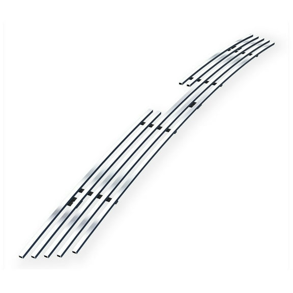 APS Compatible with Honda Pilot 2009-2011 Lower Bumper Stainless Steel Chrome 8x6 Billet Front Grill Grille Insert H66598C