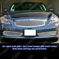 thumbnail image 1 of APS Compatible with Infiniti G37 2008-2010 Coupe Main Upper Lower Bumper Stainless Steel Chrome Mesh Front Grill Grille Insert Combo N71054T, 1 of 3