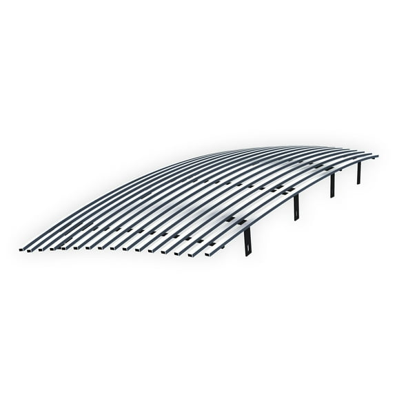 APS Compatible with Infiniti QX56 2004-2010 Main Upper Stainless Steel SS Chrome Horizontal Billet Front Grill Grille Insert N85447A