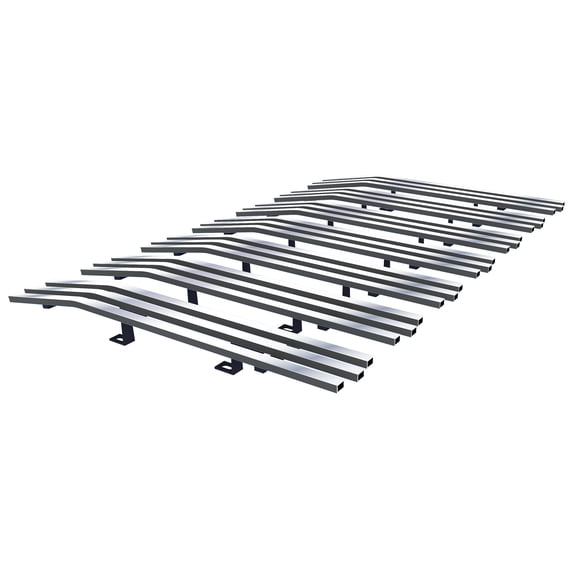 APS Compatible with Jeep Wrangler 1997-2006 with Chrome Shell Model Main Upper Stainless Steel Chrome Billet Grille Insert J85490V