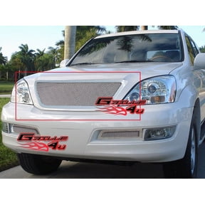 APS Compatible with Lexus GX 470 2003-2009 Main Upper Stainless Steel Chrome Mesh Front Grill Grille Insert T76581T