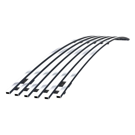 APS Compatible with Nissan Maxima 2009-2014 Lower Bumper Stainless Steel Chrome 8x6 Billet Front Grill Grille Insert N65225C