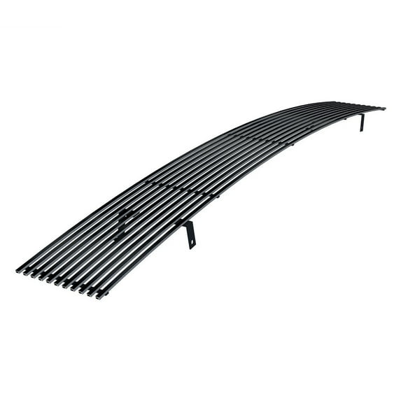 APS Compatible with Nissan Pickup 1986-1997 Main Upper Stainless Steel Black 8x6 Horizontal Billet Front Grill Grille Insert N85230J