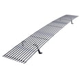 thumbnail image 1 of APS Compatible with Nissan Pickup 1986-1997 Main Upper Stainless Steel Chrome 8x6 Billet Front Grill Grille Insert N85230C, 1 of 7
