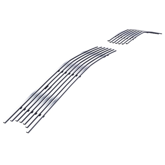 APS Compatible with Pontiac G6 2005-2009 Lower Bumper Stainless Steel Silver Billet Grille Insert P65131A
