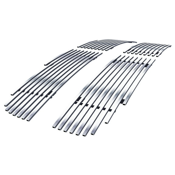 APS Compatible with Ram 1500 2006-2008 & 06-09 2500 3500 Main Upper Stainless Steel Chrome 8x6 Billet Front Grill Grille Insert D65719C