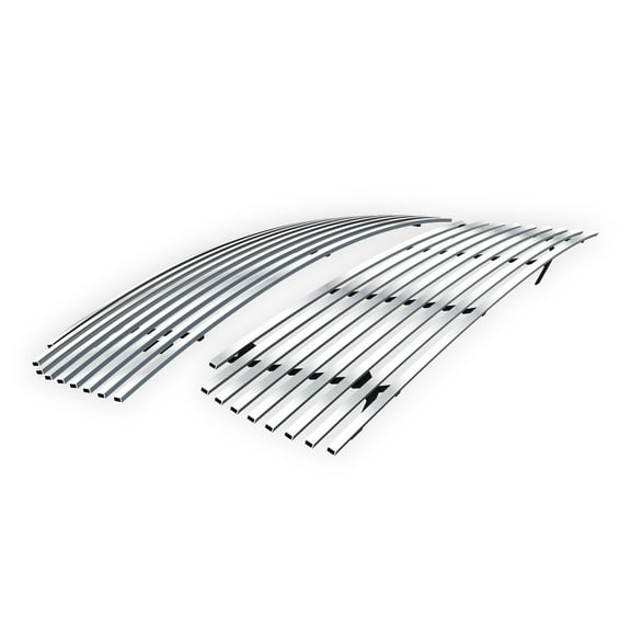 APS Compatible with Suzuki Grand Vitara 2006-2012 Stainless Steel Silver Billet Grille Grill Insert Combo I87724A