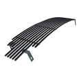 thumbnail image 1 of APS Compatible with Toyota Tacoma 2001-2004 1 PC Cover 3 Holes Main Upper Stainless Steel SS Black Billet Front Grill Grille Insert T85465H, 1 of 7