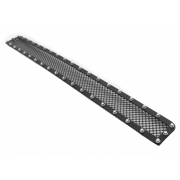 APS Compatible with Toyota Tacoma 2005-2011 Lower Bumper Stainless Steel Black Mesh Rivet Studs Front Grill Grille Insert TL6457H