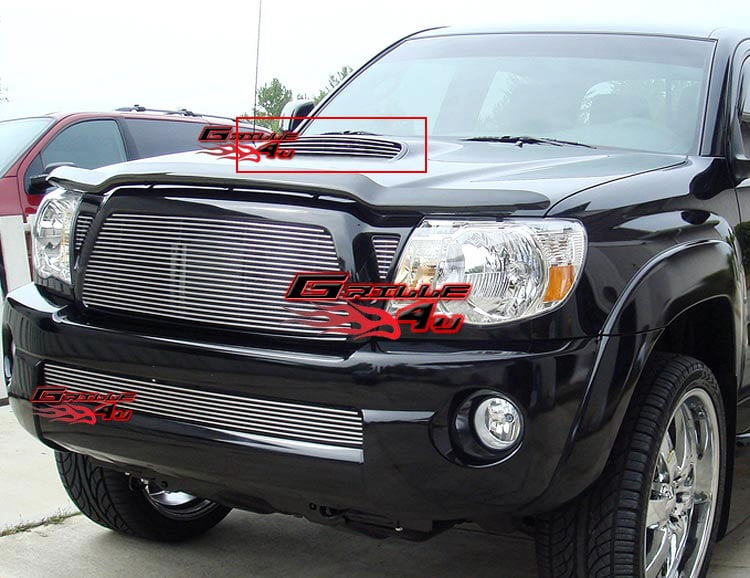 Parrilla Tacoma 2005-2011 Trd Pro Trd Sport Calidad Negro Mate | Envío Gratis