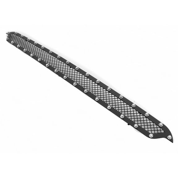 APS Compatible with Toyota Tacoma 2012-2015 Lower Bumper Stainless Steel Black Mesh Rivet Studs Front Grill Grille Insert TL6938H