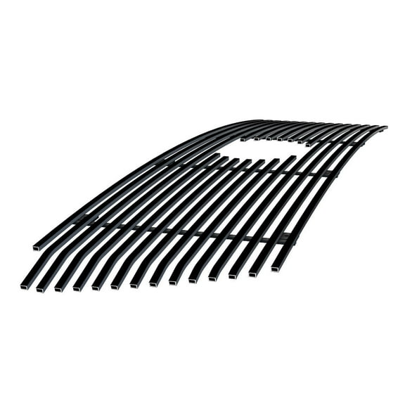 APS Compatible with Toyota Tundra 2010-2013 with Logo Show Main Upper Stainless Steel SS Black Billet Front Grill Grille Insert T66718H