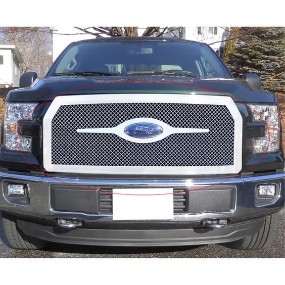 APS Mesh Grille Chrome Billet Grille Insert 1 PC - 2.5mm Wire Mesh Design