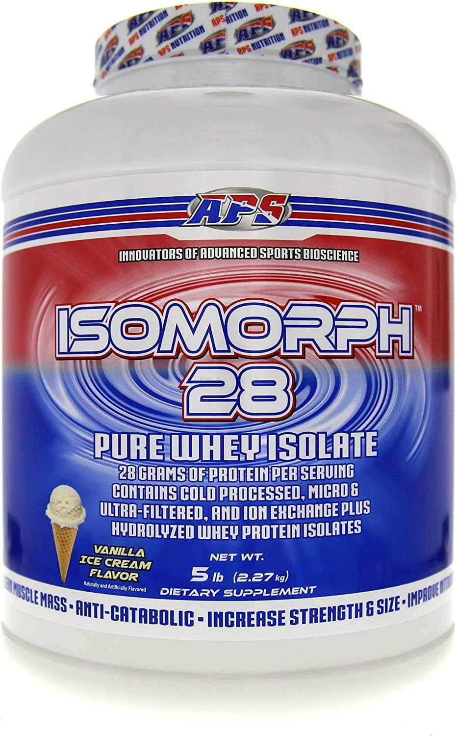 APS Nutrition Isomorph Whey Protein Powder Isolate Vanilla Ice Cream