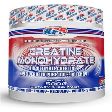 APS Nutrition Pure Creatine Monohydrate Increased ATP, Athletic Performance and Strength -500g