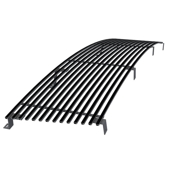 APS Premium Stainless Steel Black 8x6 Horizontal Billet Grille Compatible with Chevy Astro Van & GMC Safari Van 1985-1994 Main Upper N19-J30158C