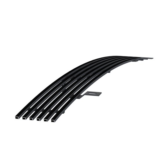 APS Premium Stainless Steel Black 8x6 Horizontal Billet Grille Compatible with Ford F-150 2001-2003 Harley Davidson Lower Bumper N19-J58358F