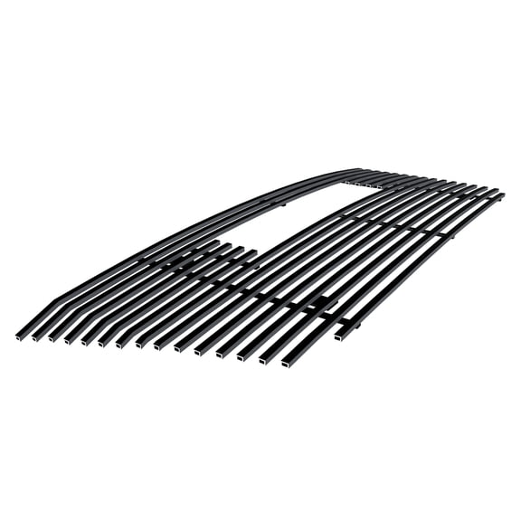 APS Compatible with GMC Terrain 2010-2015 with Logo Show Main Upper Stainless Steel Black 8x6 Horizontal Billet Front Grill Grille Insert G66743J