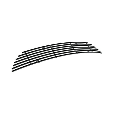 APS Premium Stainless Steel Black 8x6 Horizontal Billet Grille Grill Insert Compatible with Hyundai Tiburon 2005 2006 Lower Bumper N19-J85756Y