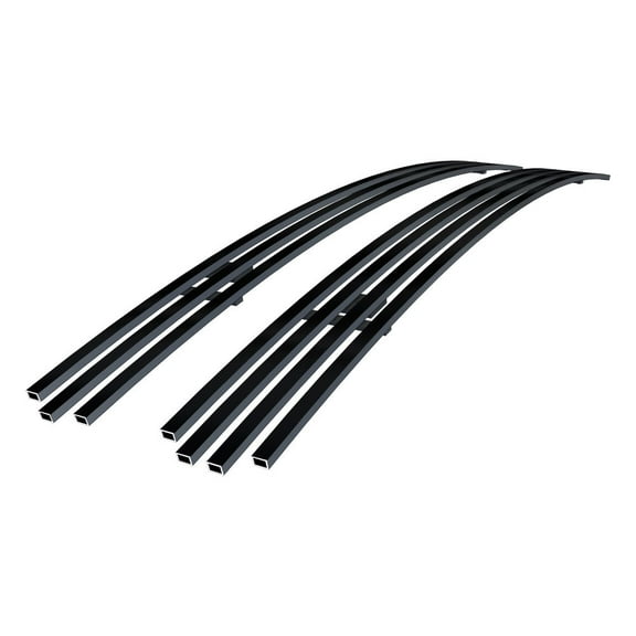 APS Premium Stainless Steel Black Horizontal Billet Grille Compatible with Chevy Blazer 1998-2005 & S-10 Criss Cross 98-04 Main Upper N19-J50756C