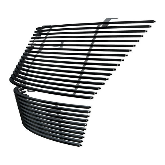 APS Premium Stainless Steel Black Horizontal Billet Grille Insert Compatible with Chrysler PT Cruiser 2000-2005 Combo N19-J92778R