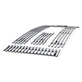 thumbnail image 1 of APS Premium Stainless Steel Chrome 8x6 Billet Grille Compatible with Ford F-150 2009-2012 Lariat King Ranch Main Upper N19-S88766F, 1 of 7