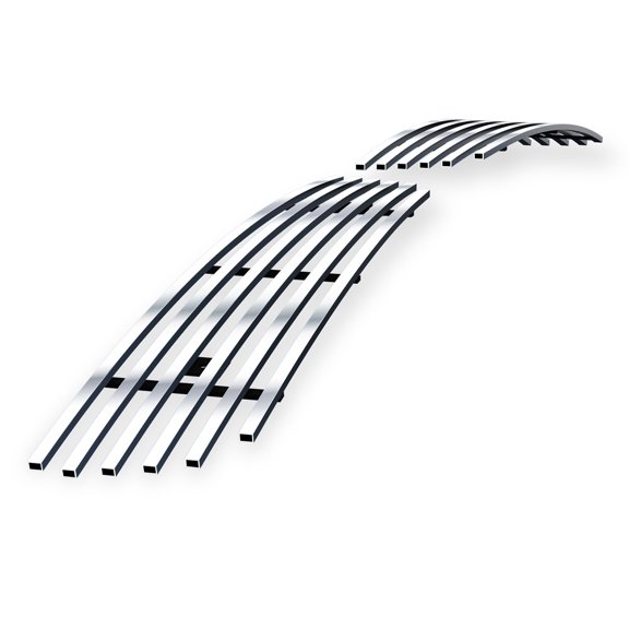 APS Compatible with Infiniti G35 G35X 2005-2006 Sedan Lower Bumper Stainless Steel Chrome 8x6 Billet Front Grill Grille Insert N65605C