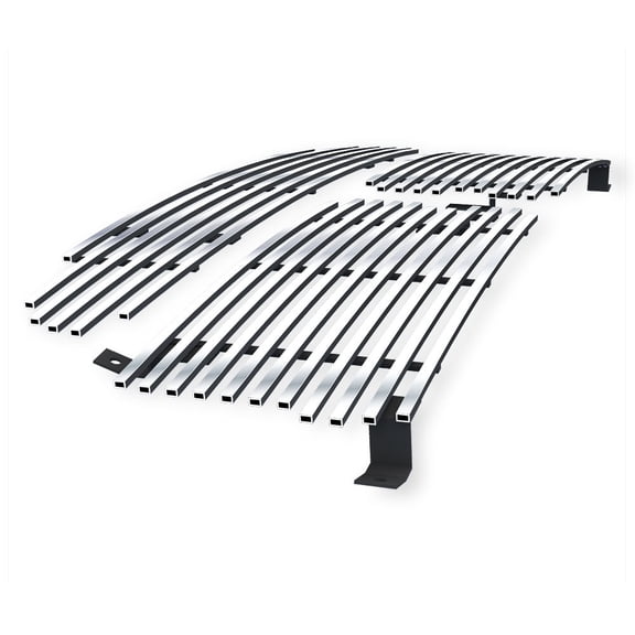 APS Premium Stainless Steel Chrome Horizontal Billet Grille Insert Compatible with Dodge Dakota 1997-2004 & 97-03 Durango Combo N19-S02218D