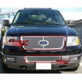 thumbnail image 1 of APS Premium Stainless Steel Chrome Mesh Grille Insert Compatible with Ford Expedition 2003-2006 Combo N19-T39977F, 1 of 3