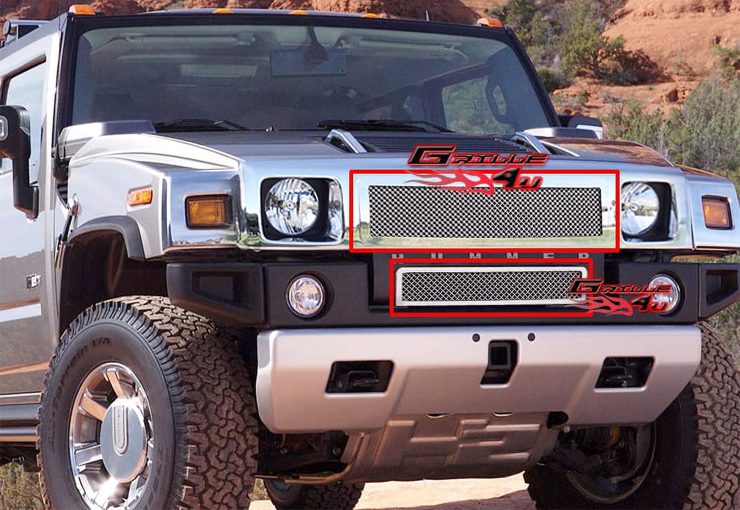 APS Premium Stainless Steel Chrome Mesh Grille Insert Compatible with ...