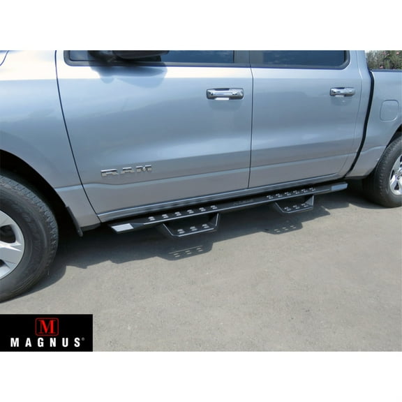Carbon Steel Both Sides Nerf Bar RS 2019-2025 Ram 1500 Crew Cab (Excl. 2019-2024 Ram 1500 Classic)