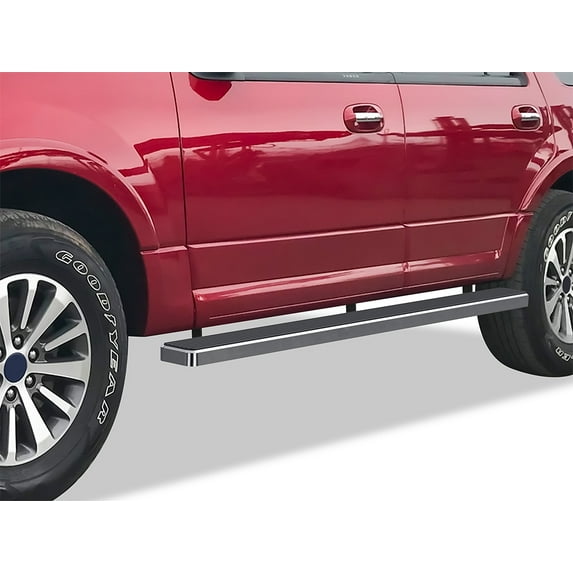 APS Running Boards 4 inches Compatible with Ford Expedition 2003-2017 (Exclude EL Model) (Not Fit Funkmaster Flex Edition) (Side Steps Side Bars)