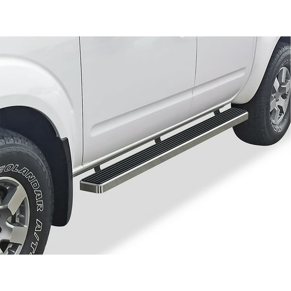 APS Running Boards 4 inches Compatible with Nissan Frontier 2005-2025 Crew Cab (Side Steps Side Bars)