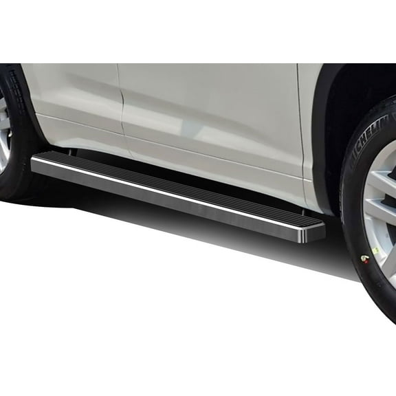 APS Running Boards 4 inches Compatible with Toyota Highlander 2008-2019 Gas Hybrid (Cutting required) (Side Steps Side Bars)