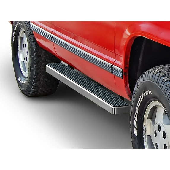 APS Running Boards 5 inches Compatible with Chevy GMC CK 1988-1998 Regular Cab & Chevy Tahoe 95-99 2Dr & GMC Yukon 92-99 2Dr (Exclude ZR2) Stainless Steel (Nerf Bars Side Steps Side Bars)