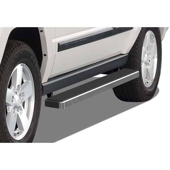APS Running Boards 5 inches Compatible with Jeep Commander 2006-2011 (7 Passenger Commander with Rear AC Only) Stainless Steel (Nerf Bars Side Steps Side Bars)