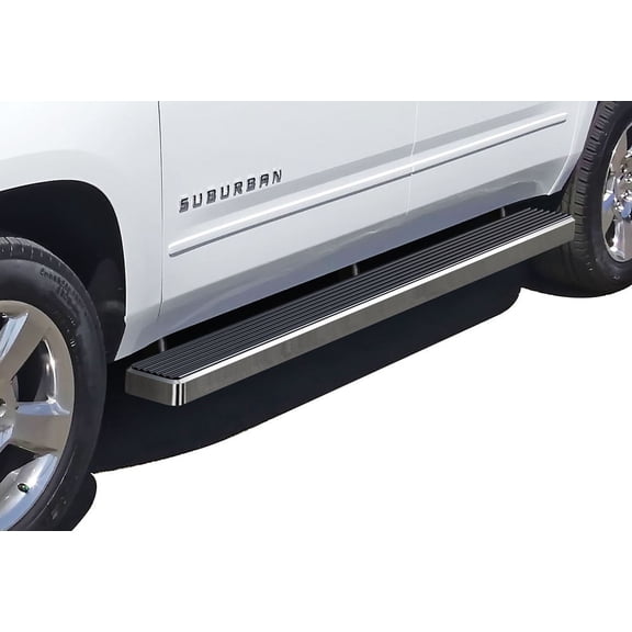 APS Running Boards 5 inches Compatible with Suburban 1500 Yukon XL 1500 2000-2020 (Exclude Z71 Denali) & Avalanche 02-13 Stainless Steel (Nerf Bars Side Steps Side Bars)
