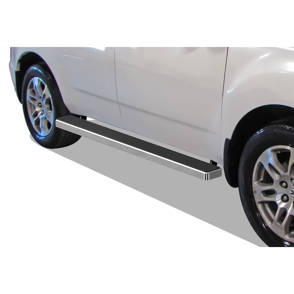 APS Running Boards 5 inches Compatible with Acura MDX 2007-2010 304 Stainless Steel (Nerf Bars Side Steps Side Bars)