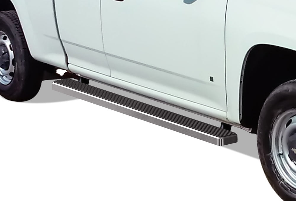 APS Running Boards 5 inches Compatible with Chevy Colorado GMC Canyon 2004-2012 Extended Cab 304 Stainless Steel (Nerf Bars Side Steps Side Bars)