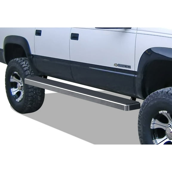 APS Running Boards 5 inches Compatible with Chevy Suburban 1992-1999 (Exclude 0.75 Ton 4WD) (Side Steps Side Bars)