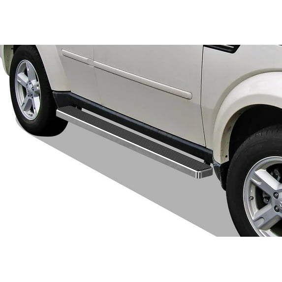 APS Running Boards 5 inches Compatible with Dodge Nitro 2007-2012 304 Stainless Steel (Nerf Bars Side Steps Side Bars)
